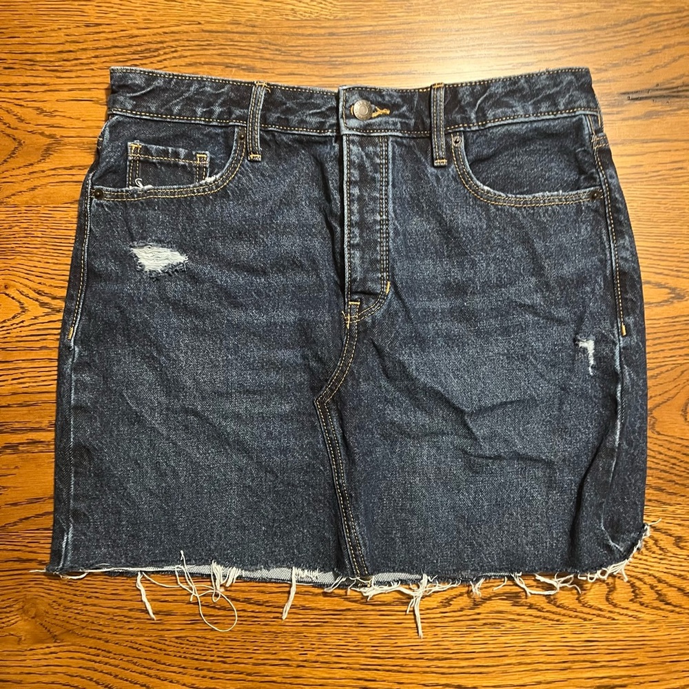 Old Navy Dark Denim Mini Skirt